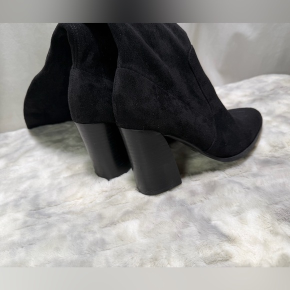 New Dolce Vita Black Suede Over the Knee Boots Size 6 - Picture 7 of 8